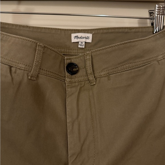 Madewell Langford Wide-Leg Crop Pants in Light Latte Size 26 - Picture 4 of 10